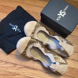 SOLD💥Yosi Samra Foldable Ballet Flats